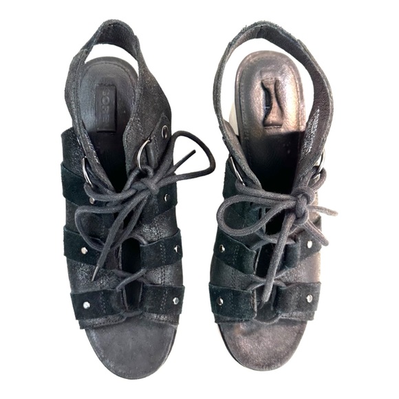 Sorel Women’s Addington Leather Sandal Color: Black Size: 8.5 - Picture 5 of 12